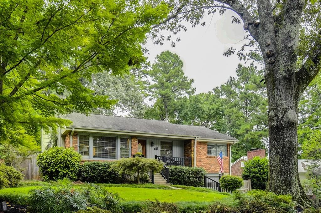 4 bedroom single family residence sold at 60 Wiltshire Drive, Avondale Estates, GA 30002