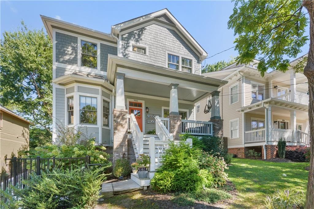 6 bedroom, 4,988 sq ft single family residence sold at 966 Drewry Street, Atlanta, GA 30306