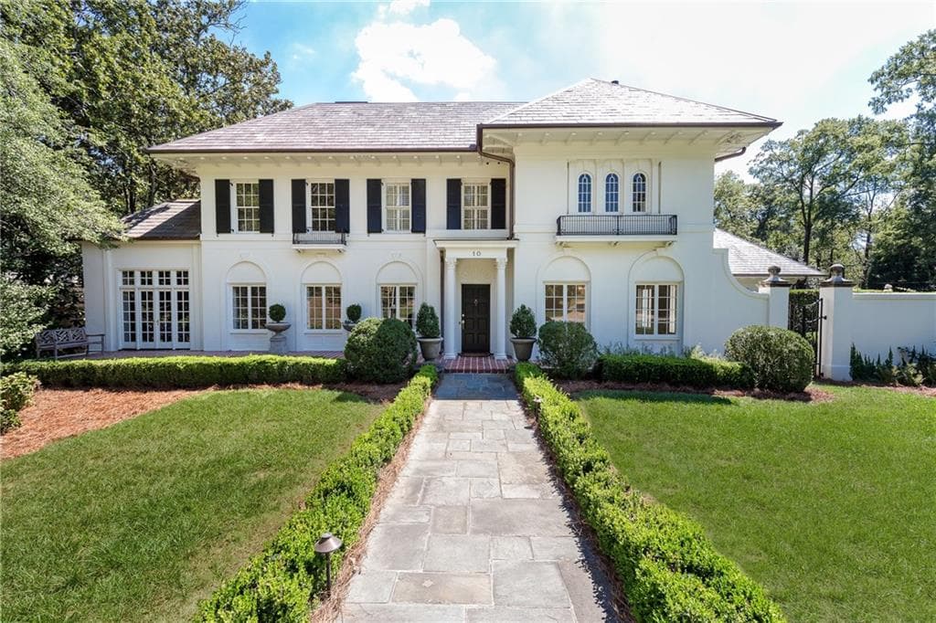 6 bedroom single family residence sold at 10 Cherokee Road, Atlanta, GA 30305
