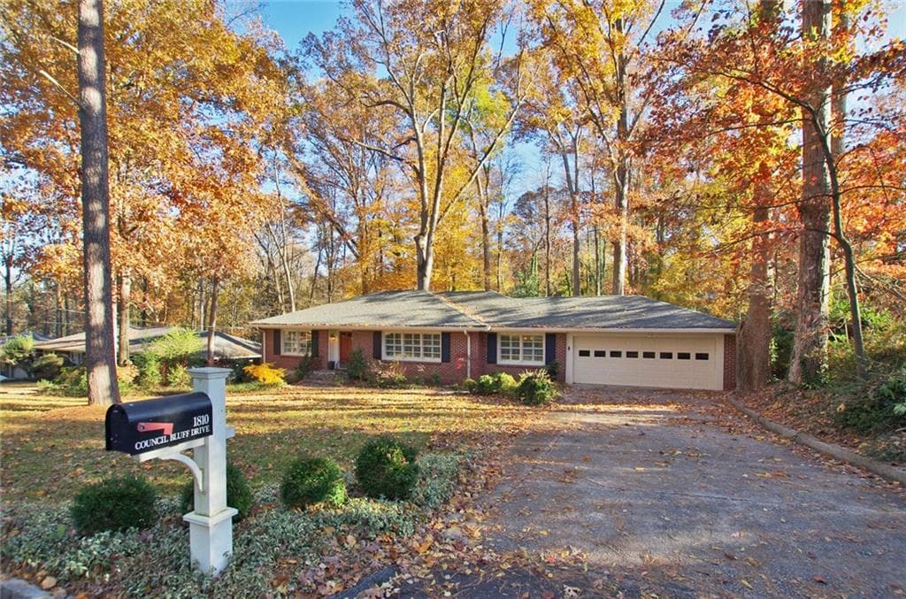 4 bedroom single family residence sold at 1810 COUNCIL BLUFF Drive, Atlanta, GA 30345