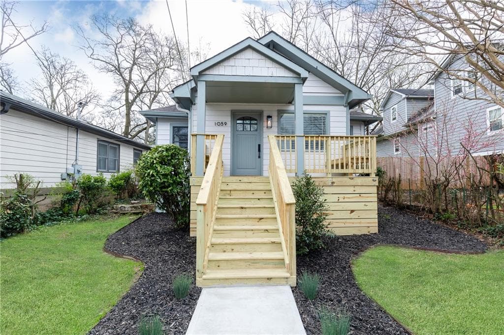 3 bedroom, 2 bathroom, 1,290 sq ft single family residence sold at 1059 Manigault Street, Atlanta, GA 30316