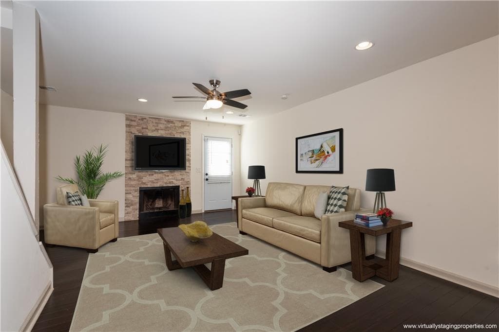 2 bedroom, 1,088 sq ft townhouse sold at 1587 SPRINGLEAF Point, Smyrna, GA 30080