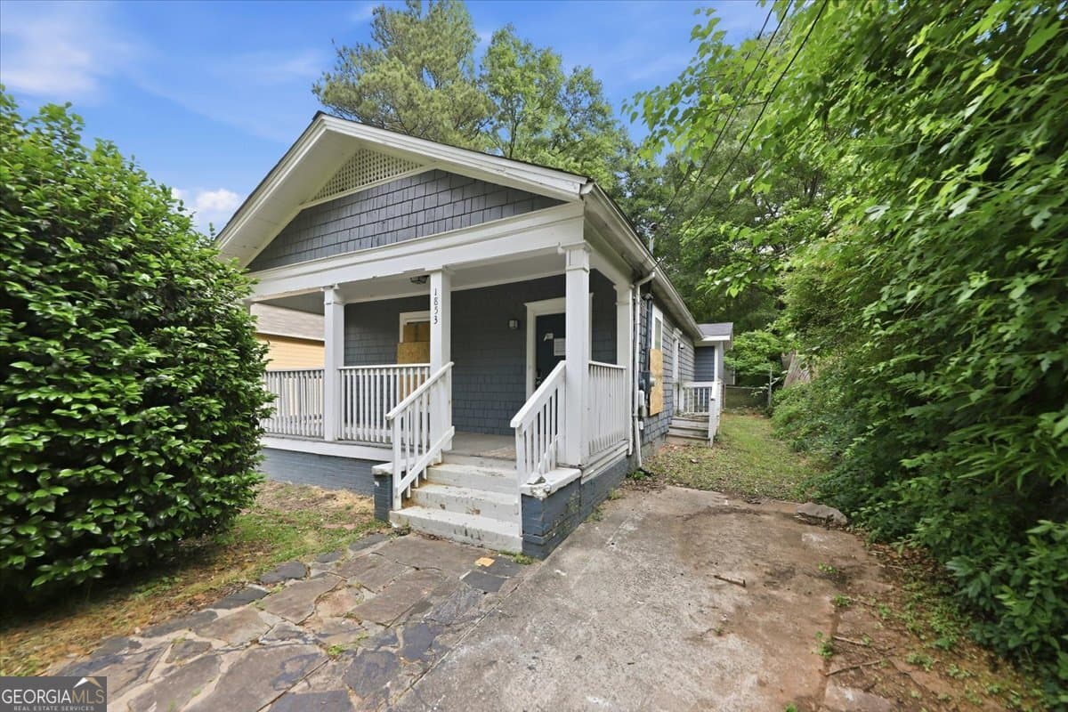 3 bedroom, 2 bathroom, 1,356 sq ft single family residence sold at 1853 Center Avenue, East Point, GA 30344
