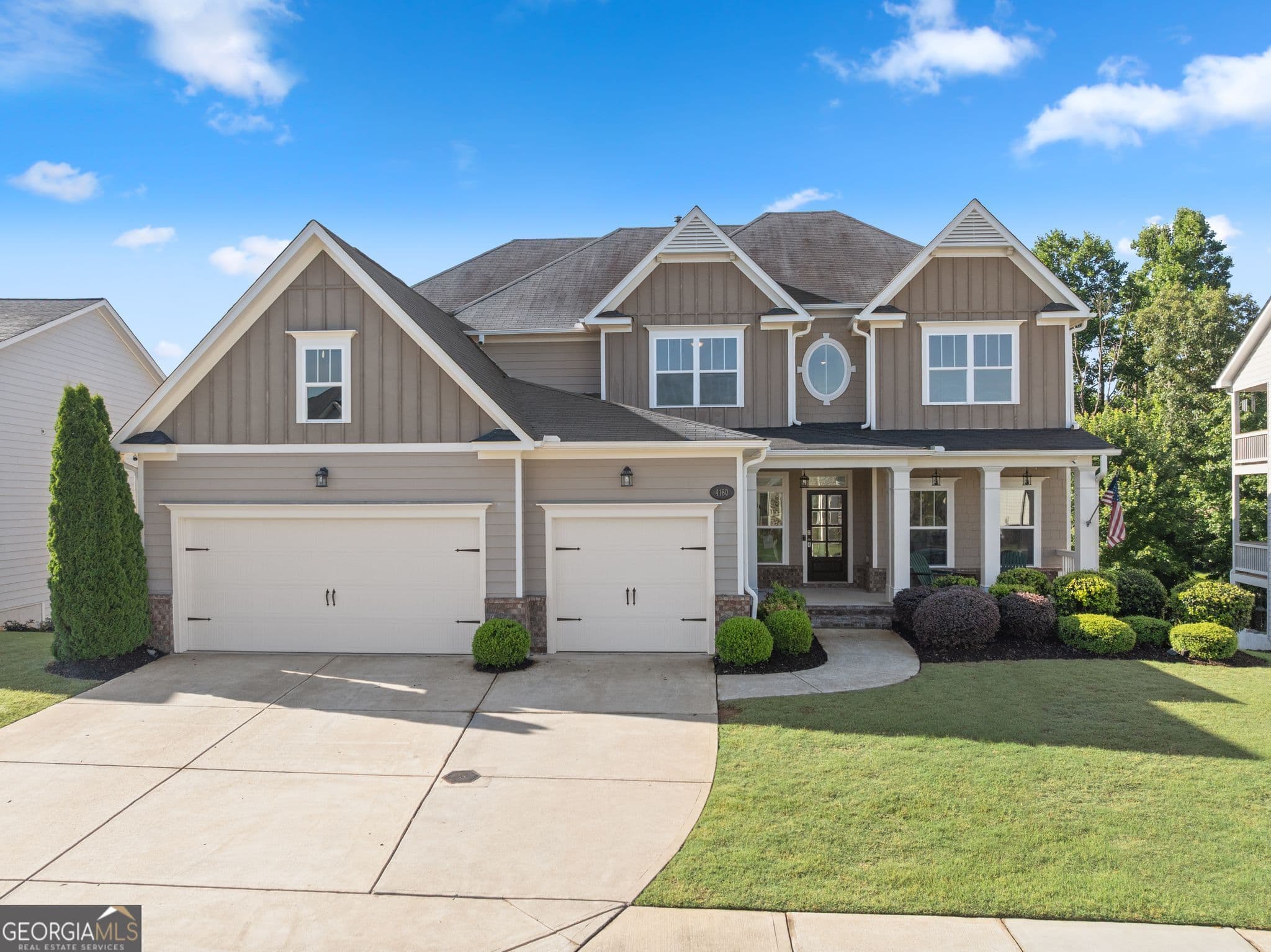 6 bedroom, 5.5 bathroom, 4,887 sq ft single family residence sold at 4180 Woodwind Drive, Cumming, GA 30028