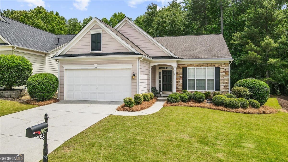 2 bedroom, 2 bathroom, 1,687 sq ft single family residence sold at 136 Churchcliff Drive, Woodstock, GA 30188