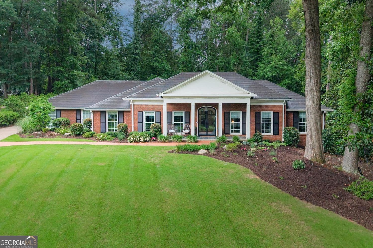 4 bedroom, 3.5 bathroom, 4,850 sq ft single family residence sold at 295 Riverhill Drive, Sandy Springs, GA 30328