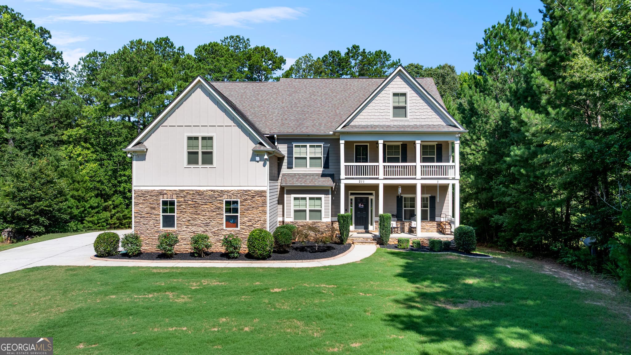 5 bedroom, 5 bathroom, 5,348 sq ft single family residence for sale at 211 Fox Hall Crossing, Senoia, GA 30276