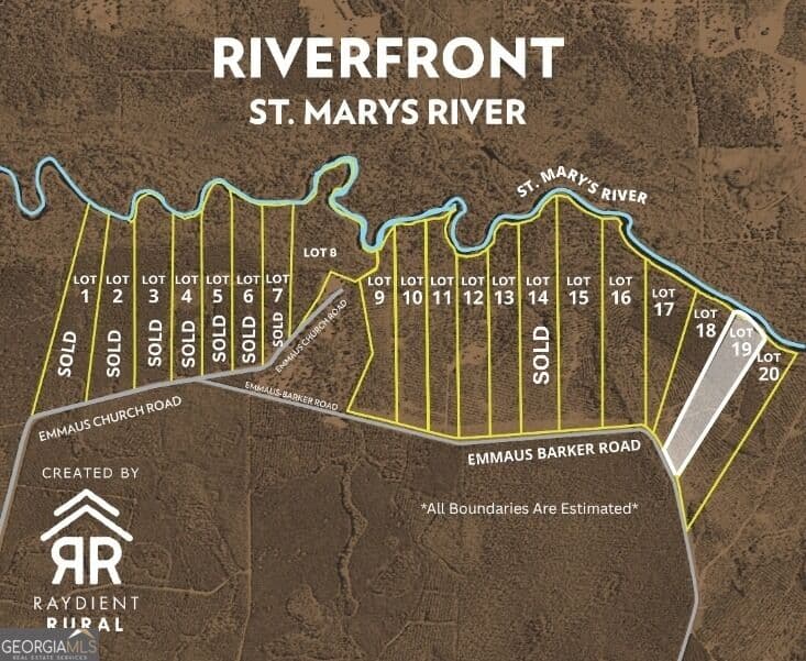 unimproved land for sale at LOT 19 Emmaus Barker Road, St. George, GA 31562