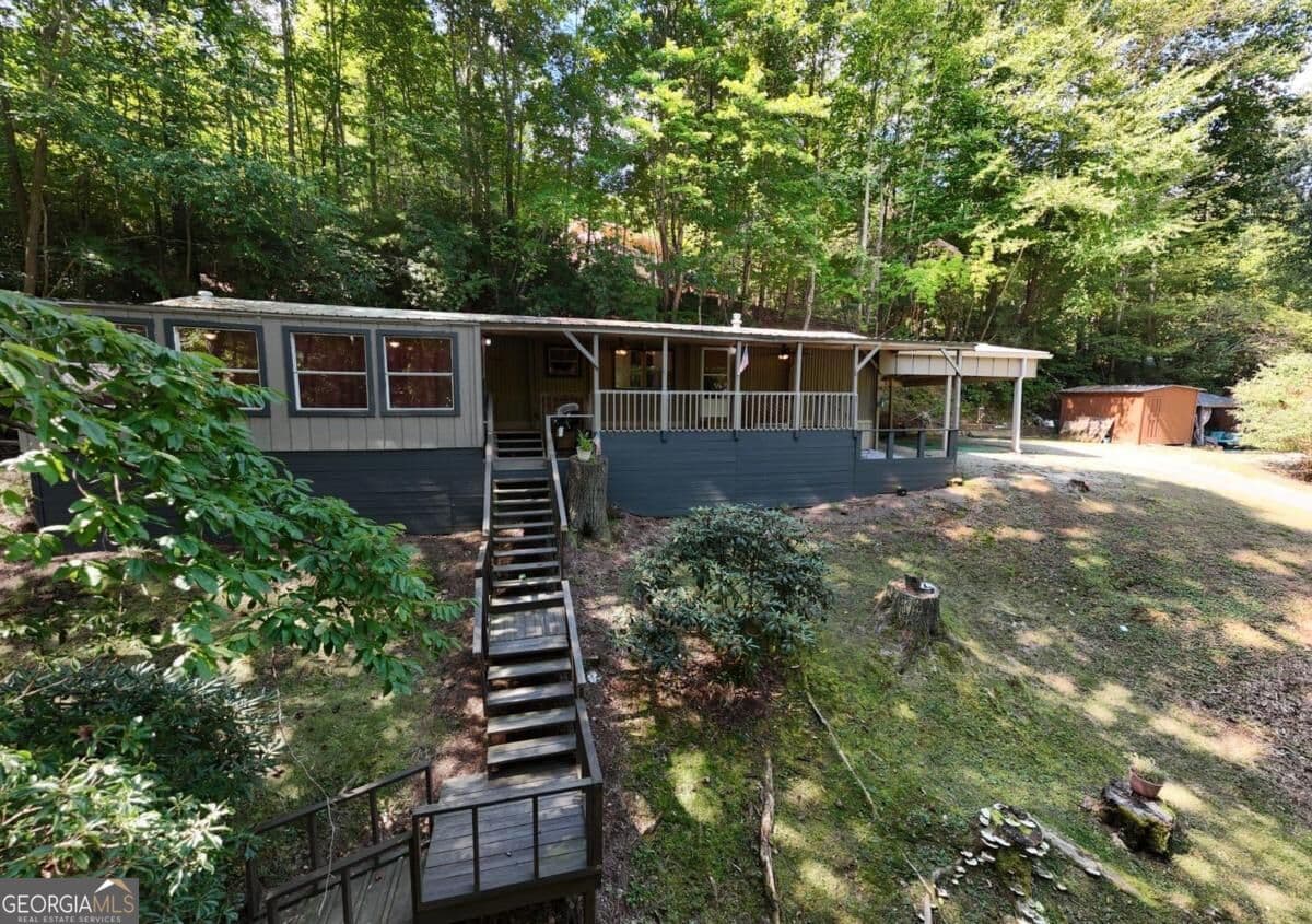 2 bedroom, 2 bathroom manufactured home,single family residence under contract at 754 Ruby Lake Drive, Hiawassee, GA 30546