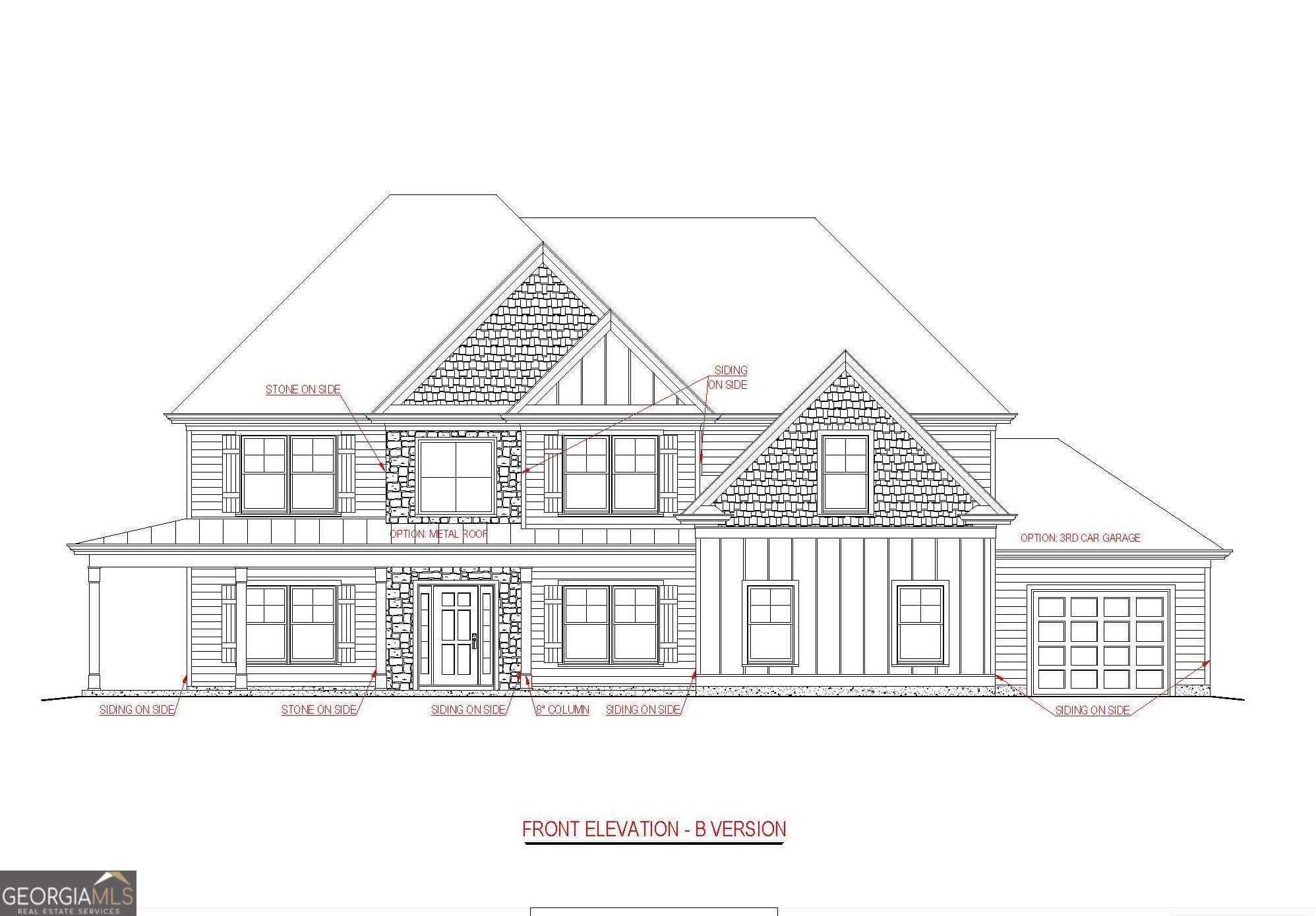 5 bedroom, 4 bathroom, 3,458 sq ft single family residence for sale at 1125 MCINTOSH Trail LOT 3, Senoia, GA 30276