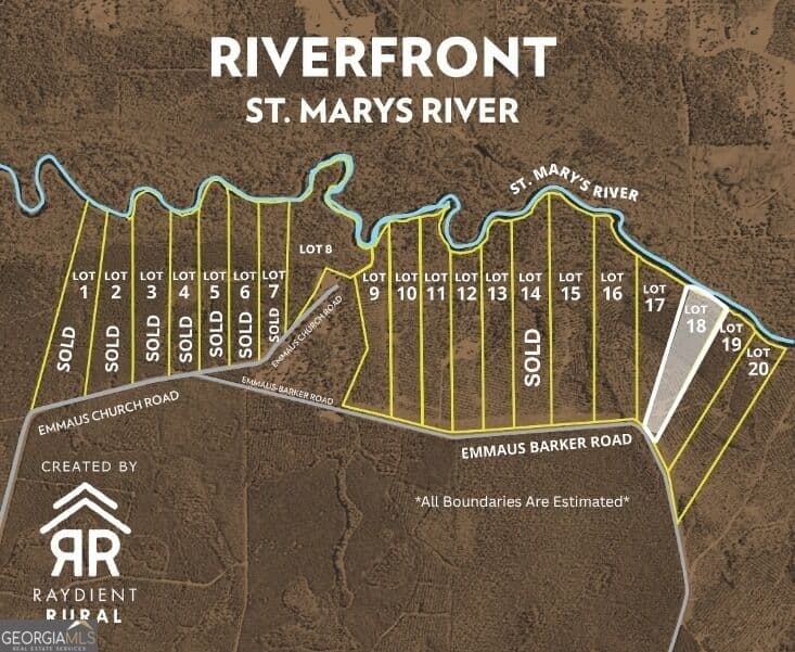 unimproved land for sale at LOT 18 Emmaus Barker Road, St. George, GA 31562