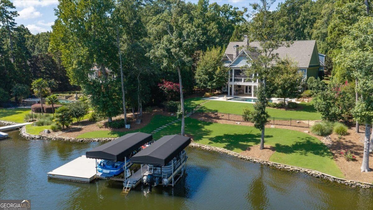 5 bedroom, 4.5 bathroom, 5,628 sq ft single family residence for sale at 166 Waters Edge Drive, Eatonton, GA 31024
