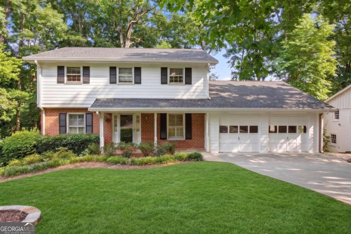 4 bedroom, 2.5 bathroom single family residence sold at 4589 Holliston Road, Dunwoody, GA 30360