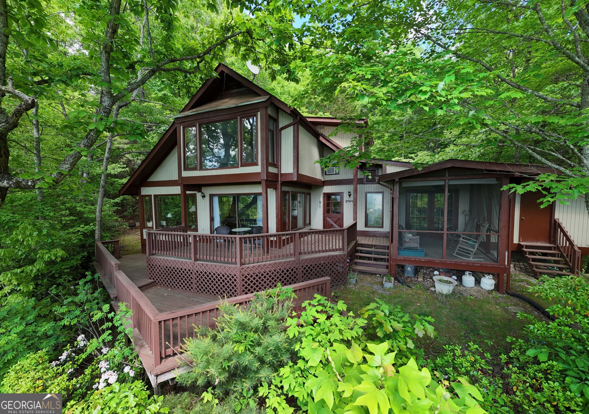2 bedroom, 2 bathroom, 1,272 sq ft single family residence under contract at 1491 Black Branch Road, Rabun Gap, GA 30568
