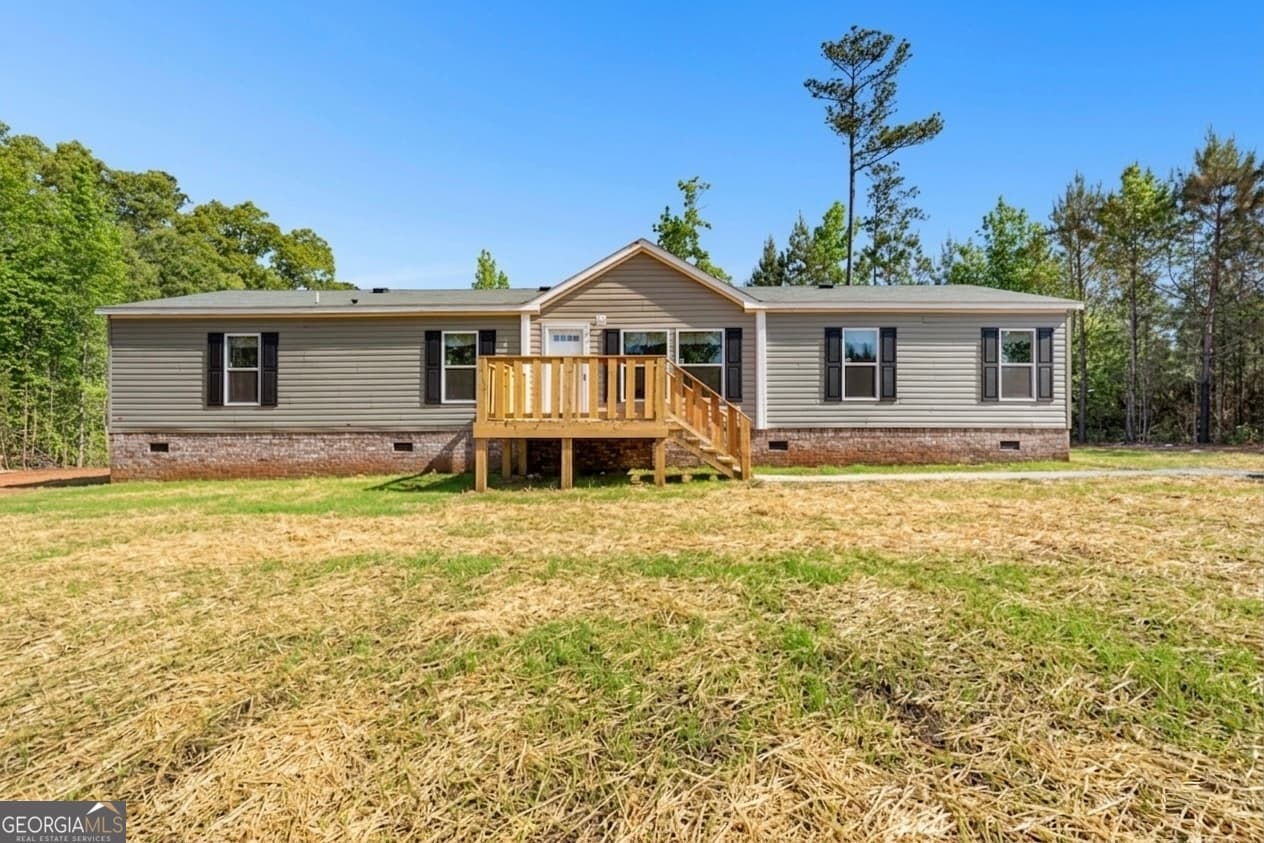 4 bedroom, 2 bathroom, 1,768 sq ft manufactured home,single family residence sold at 3741 Triune Mill Road, Thomaston, GA 30286