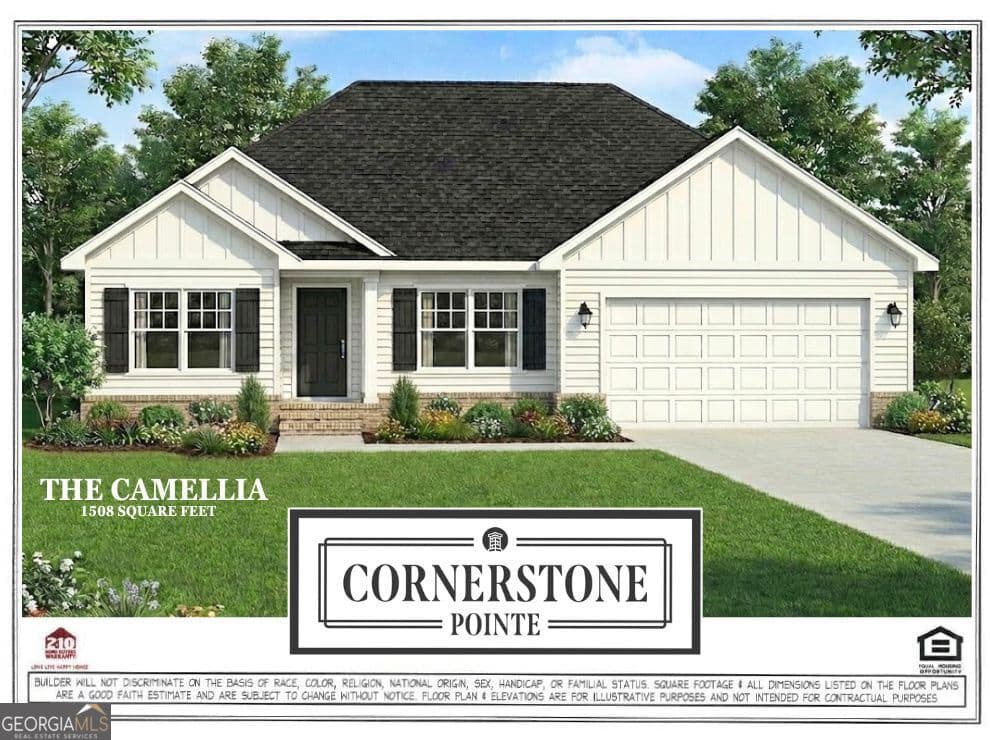 4 bedroom, 2 bathroom, 1,508 sq ft single family residence sold at 125 Landmark Circle LOT 13, Statesboro, GA 30458