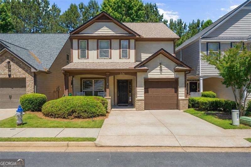 4 bedroom, 3 bathroom, 2,171 sq ft single family residence for sale at 306 Pin Oak Avenue, Woodstock, GA 30188
