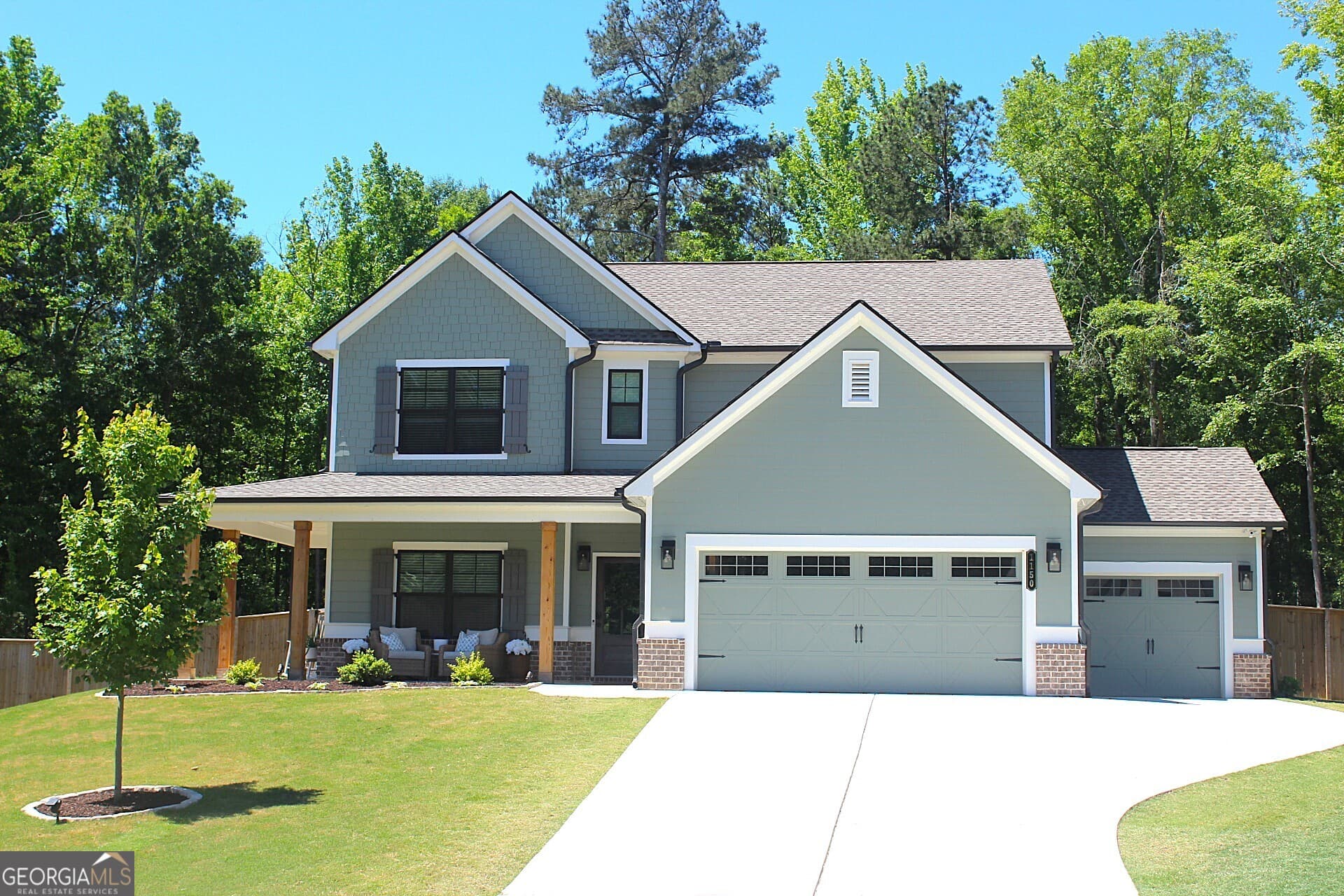 5 bedroom, 3 bathroom, 2,596 sq ft single family residence sold at 1150 Alcovy Heights Lane, Monroe, GA 30655