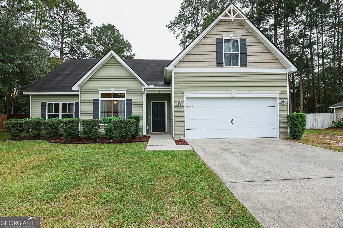 4 bedroom, 2.5 bathroom, 2,064 sq ft single family residence for sale at 104 Crooked Oaks Drive, Rincon, GA 31326