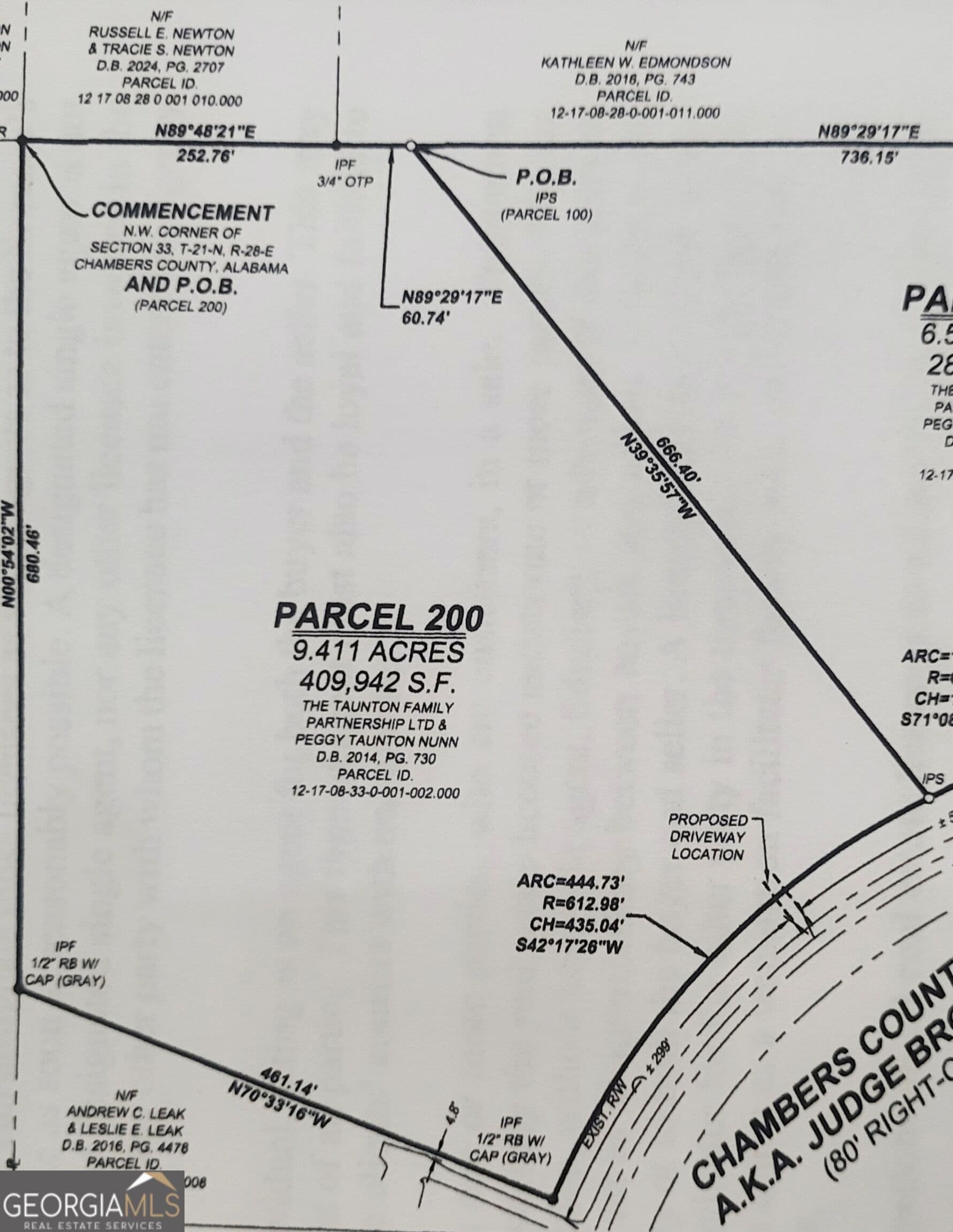 residential lot for sale at 0 PARCEL 200 Judge Brown Road, Valley, AL 36854