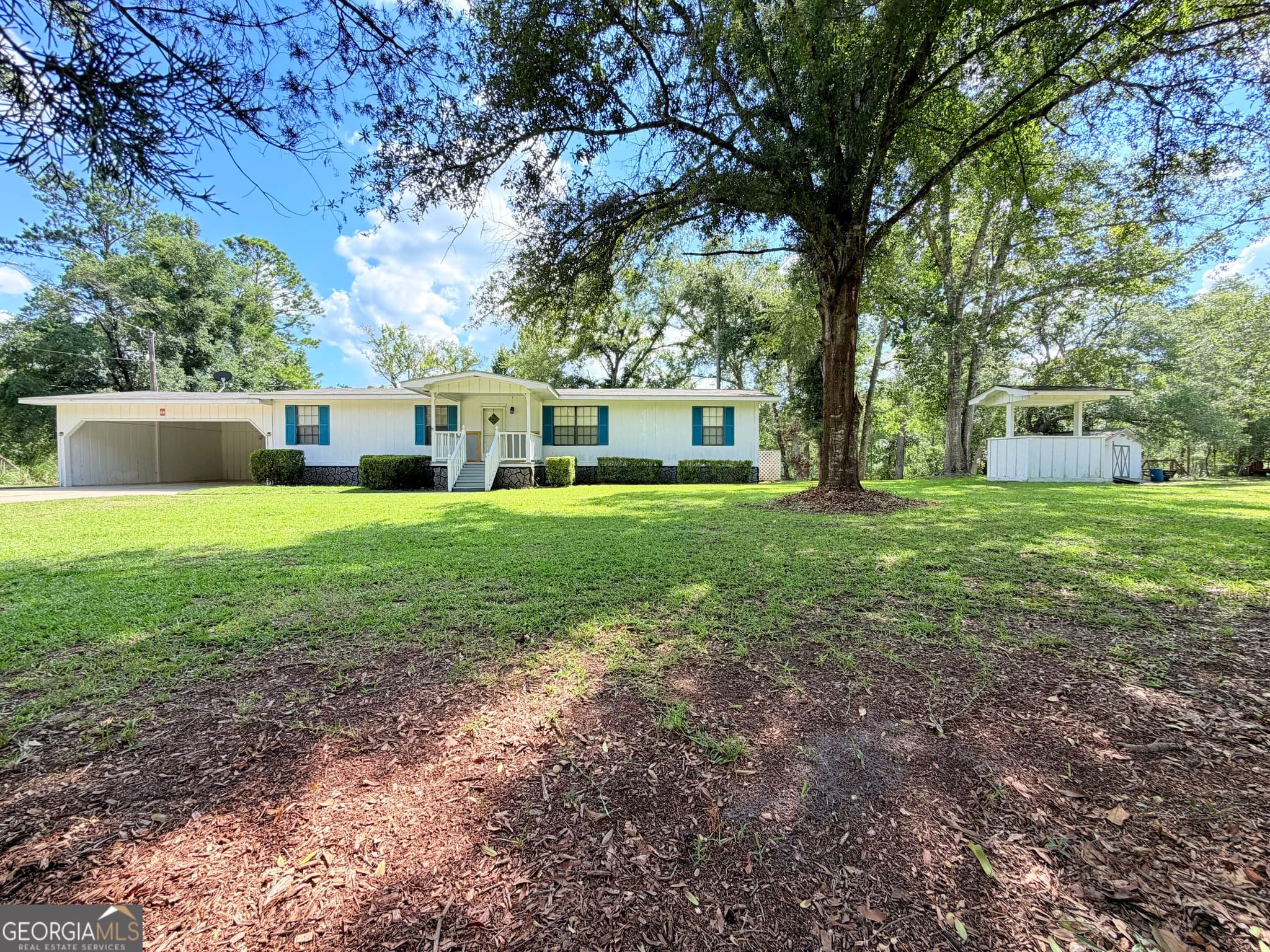 3 bedroom, 2 bathroom, 1,344 sq ft manufactured home,single family residence for sale at 86 Shadydale Road, Lumber City, GA 31549