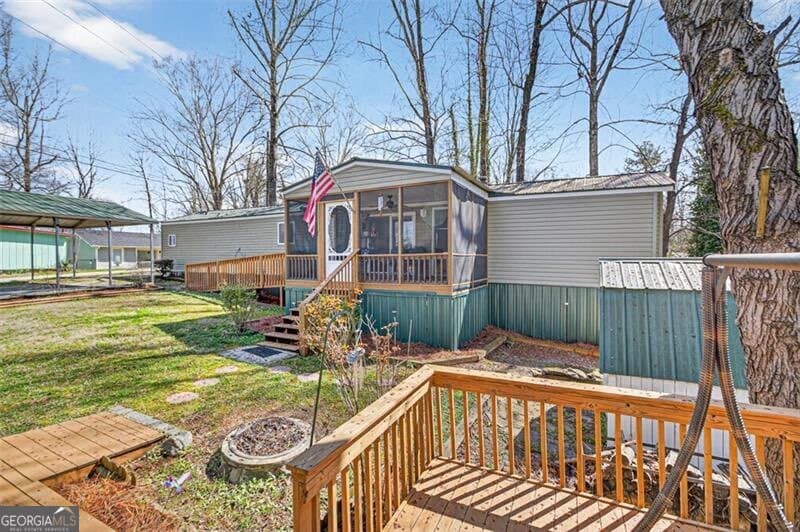 2 bedroom, 2 bathroom manufactured home,single family residence for sale at 5520 Mount Shores Circle, Gainesville, GA 30506