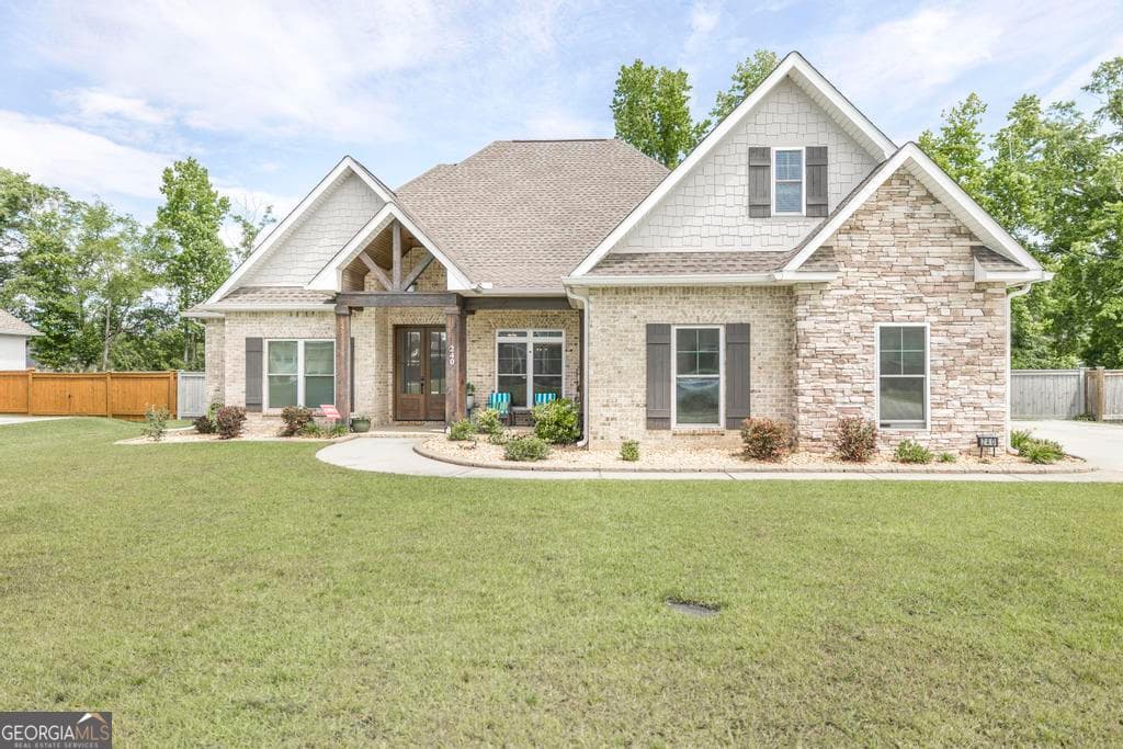 5 bedroom, 4 bathroom, 2,821 sq ft single family residence sold at 240 Flat Shoal Drive, Bonaire, GA 31005