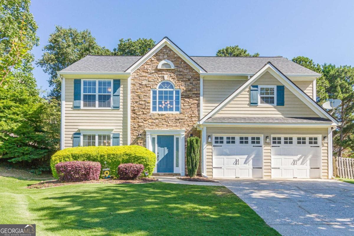4 bedroom, 2.5 bathroom, 2,332 sq ft single family residence sold at 1735 Berry Court, Cumming, GA 30041