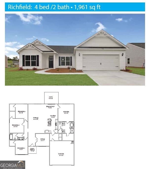 4 bedroom, 2 bathroom, 1,961 sq ft single family residence sold at 355 W E Smith Road, Pembroke, GA 31321