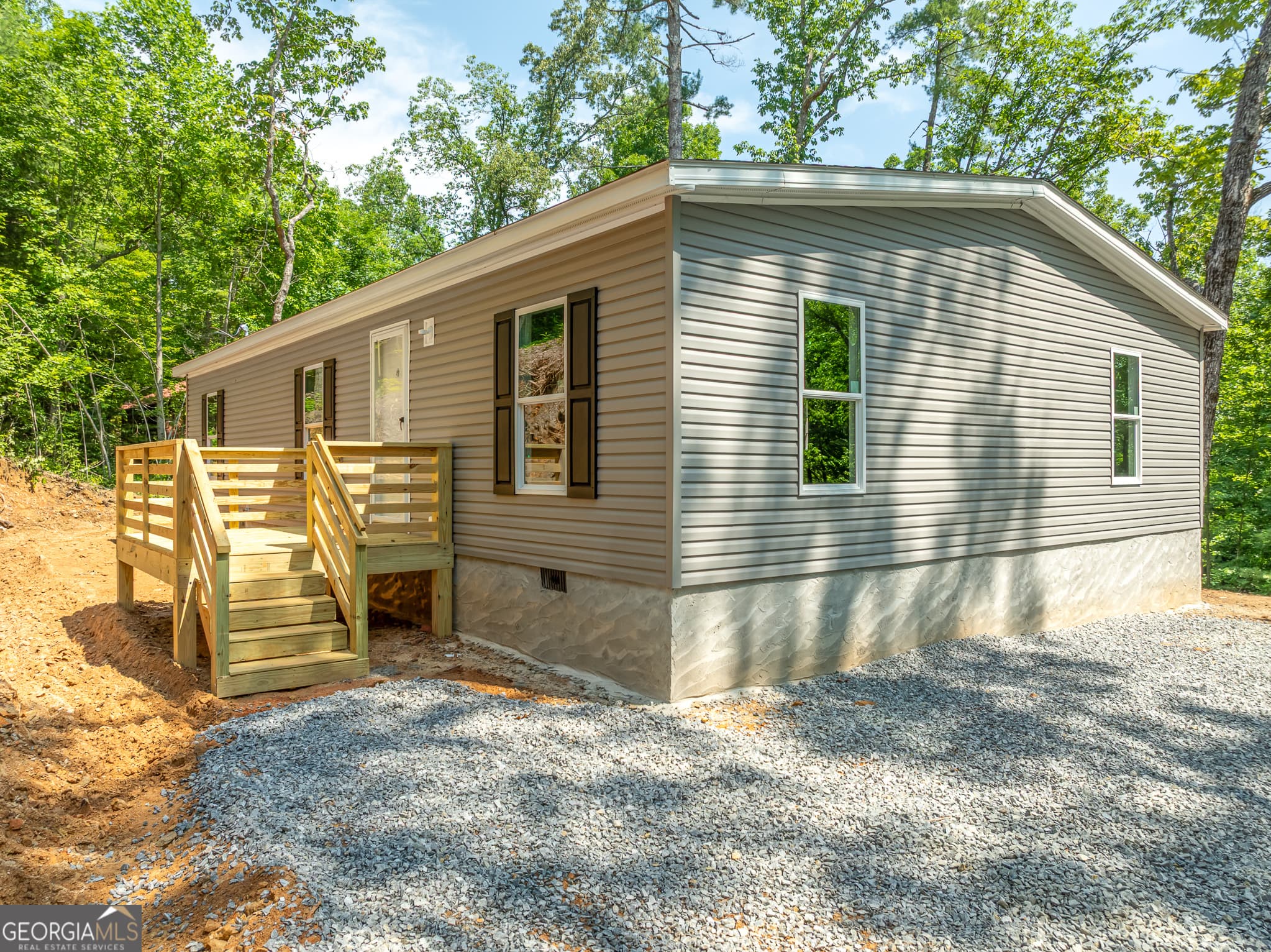 3 bedroom, 2 bathroom, 1,440 sq ft manufactured home,single family residence for sale at 134 Double Line Road, Ellijay, GA 30540