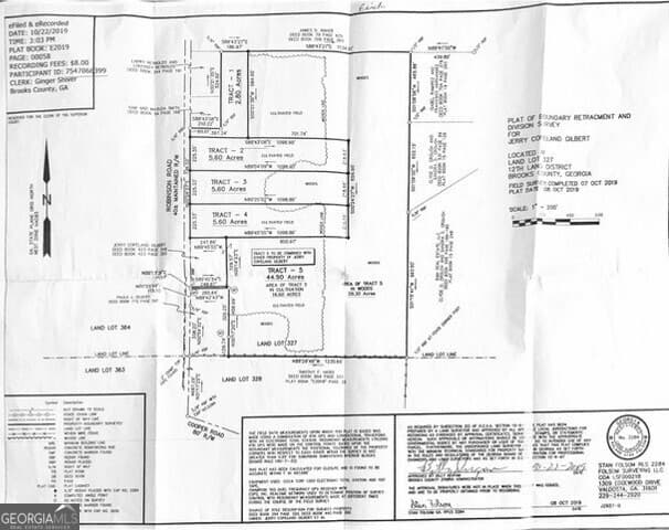 agriculture under contract at 0 Robinson Road, Barney, GA 31625