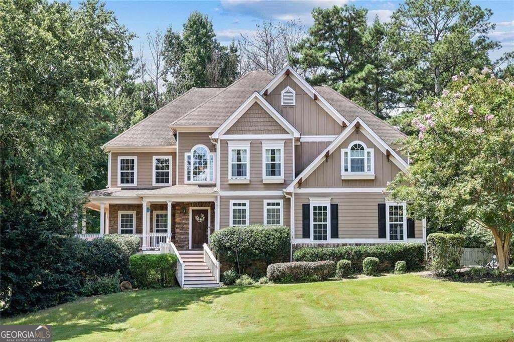 5 bedroom, 3.5 bathroom, 4,593 sq ft single family residence for sale at 8615 Nolandwood Lane, Villa Rica, GA 30180