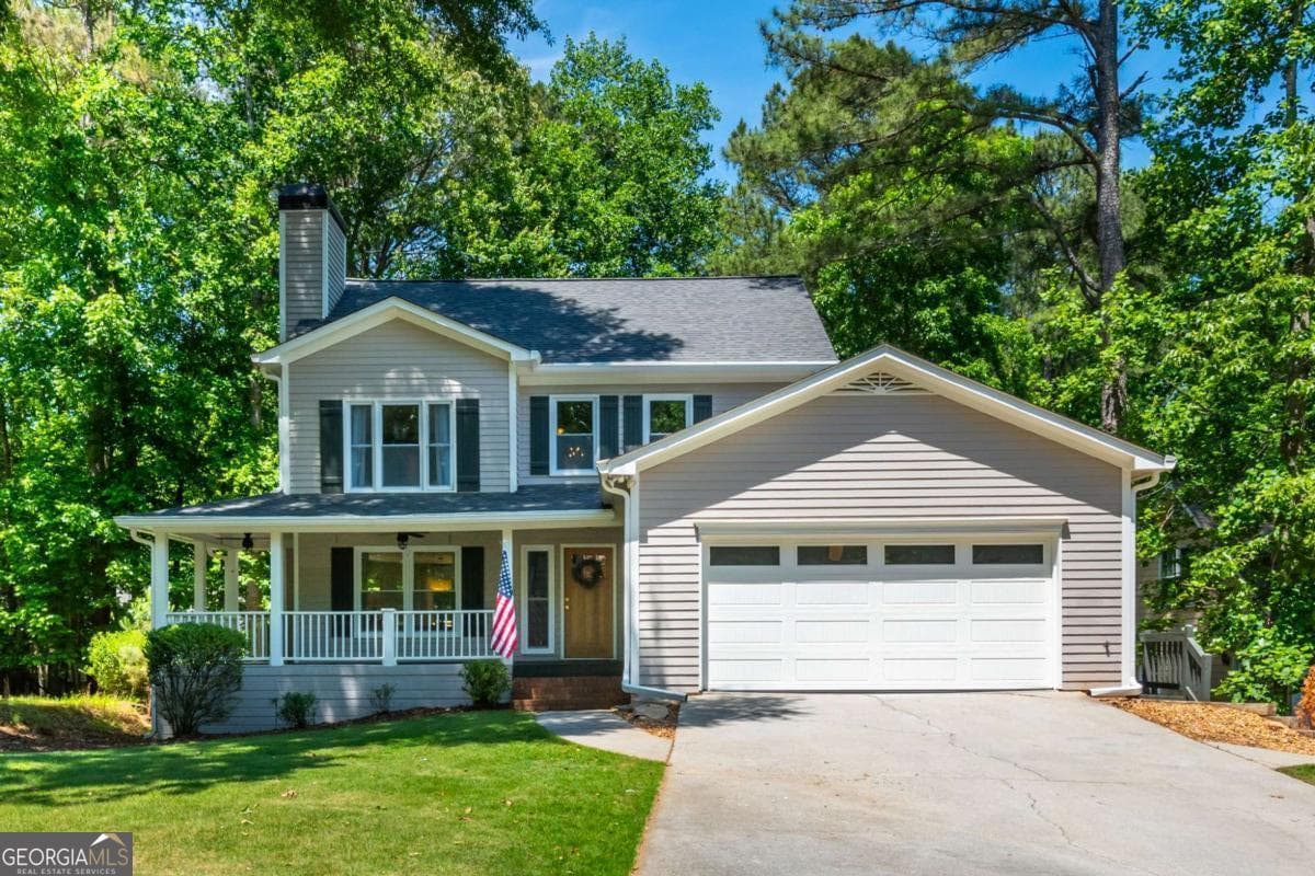 4 bedroom, 3 bathroom, 2,494 sq ft single family residence sold at 1307 Cobblestone Lane, Woodstock, GA 30189