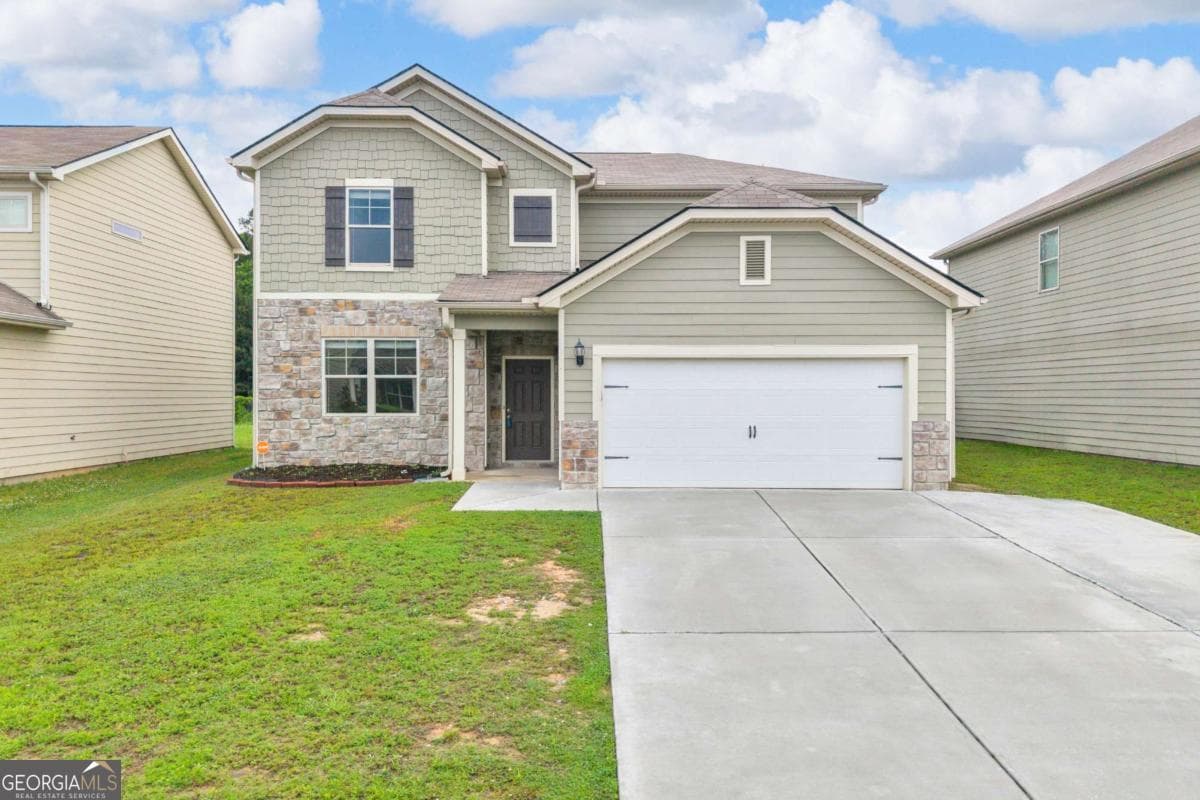 3 bedroom, 2.5 bathroom, 2,451 sq ft single family residence sold at 7737 Rudder Circle, Fairburn, GA 30213