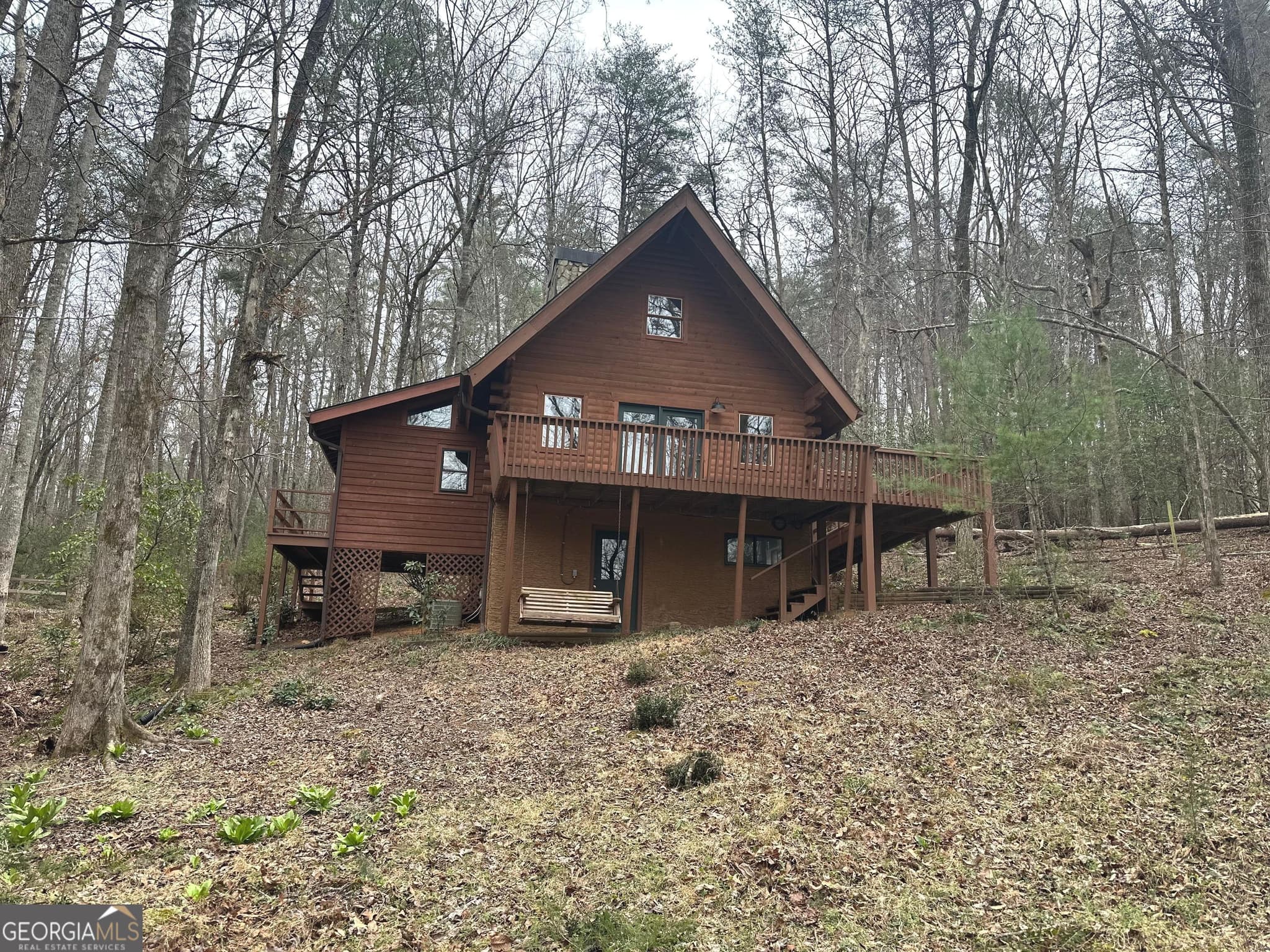 3 bedroom, 2 bathroom, 1,563 sq ft cabin,single family residence sold at 68 Star Lake Lane, Sautee Nacoochee, GA 30571