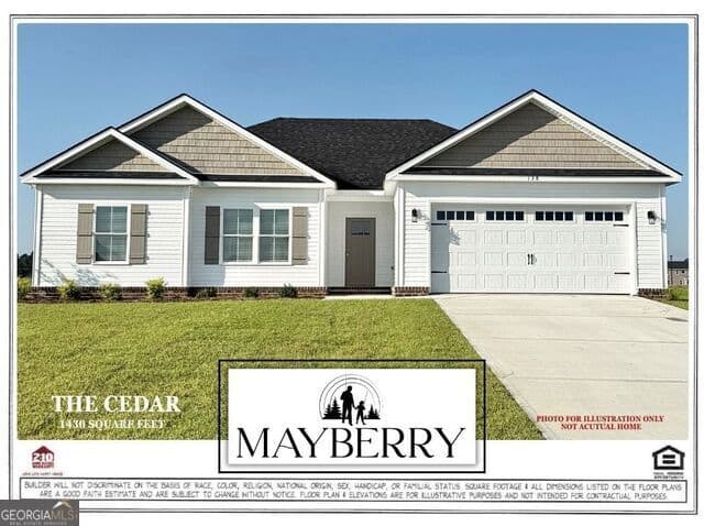 3 bedroom, 2 bathroom, 1,430 sq ft single family residence under contract at 314 Barney Run 171, Statesboro, GA 30458