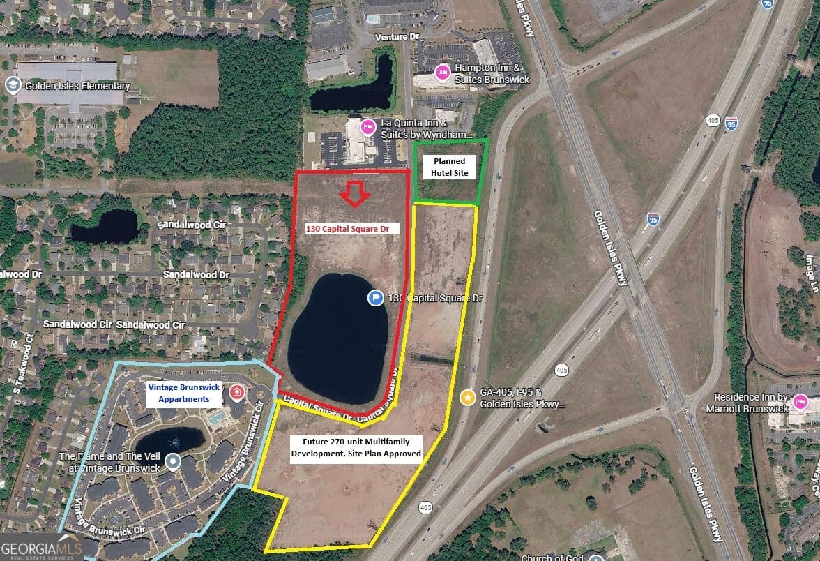 commercial for sale at 130 Capital Square Drive, Brunswick, GA 31525