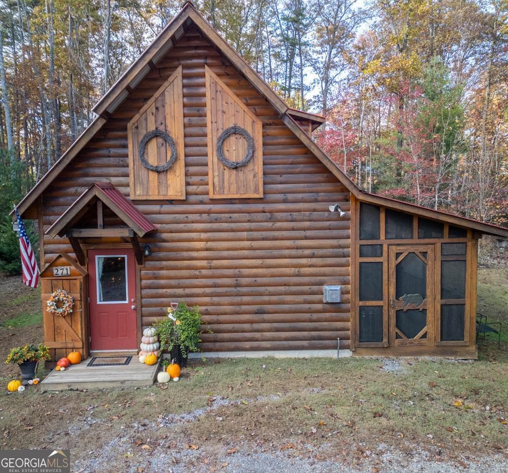 2 bedroom, 2 bathroom cabin,single family residence sold at 271 Kates Cove Road, Murphy, NC 28906