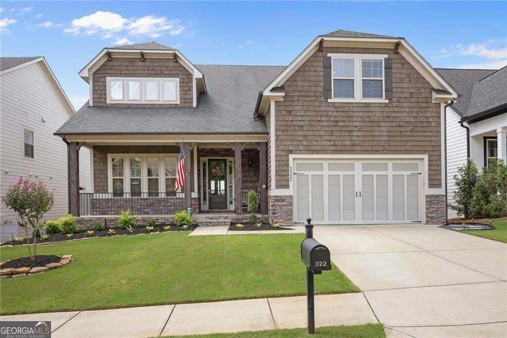 4 bedroom, 4 bathroom, 4,956 sq ft single family residence for sale at 322 Woodridge Pass, Canton, GA 30114
