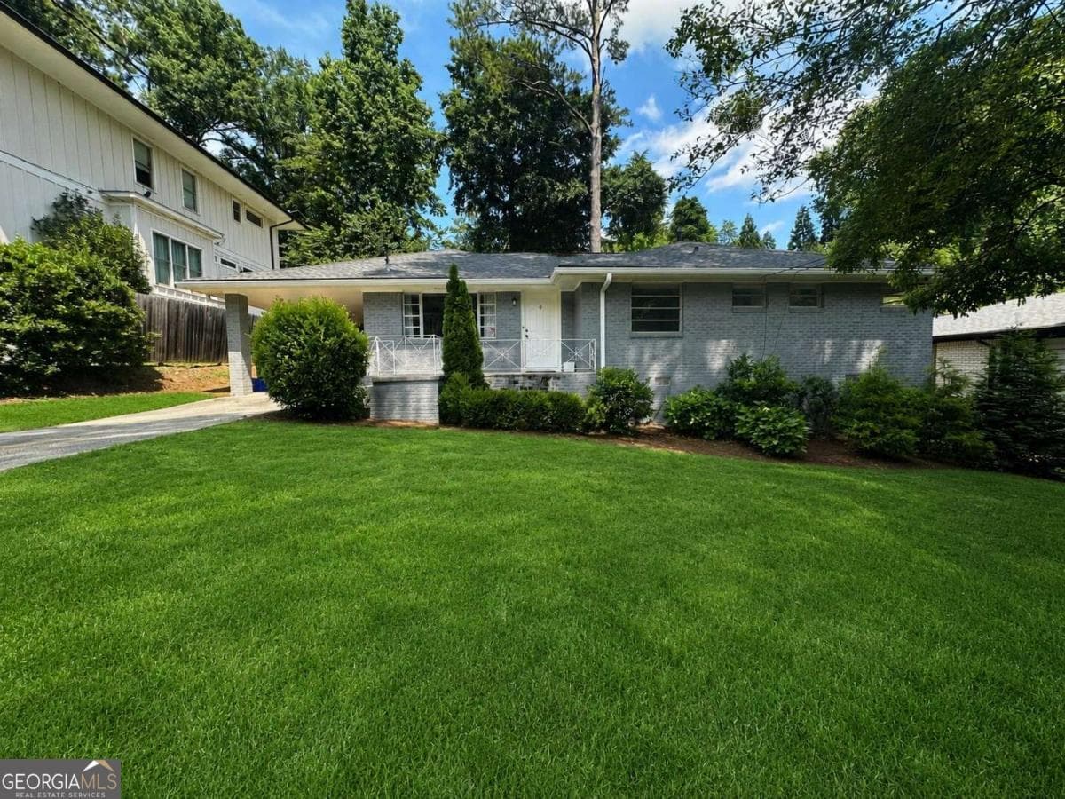 3 bedroom, 2 bathroom single family residence sold at 1447 Brook Valley Lane, Atlanta, GA 30324