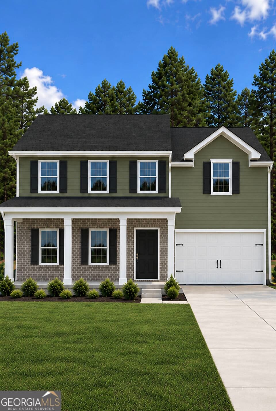 4 bedroom, 2.5 bathroom, 2,134 sq ft single family residence for sale at 6369 Flat Rock Lane LOT 81, Atlanta, GA 30349