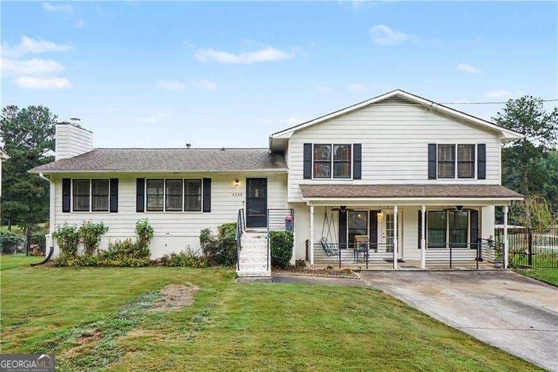 4 bedroom, 3.5 bathroom single family residence for sale at 4238 Rocky Ledge Way, Snellville, GA 30039