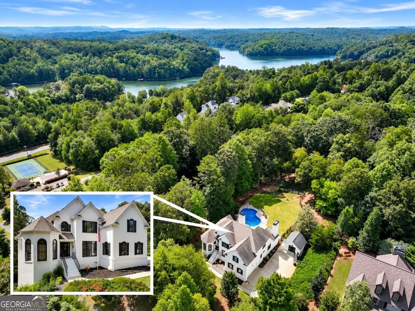 7 bedroom, 5.5 bathroom, 5,475 sq ft single family residence for sale at 5723 Ridgewater Circle, Gainesville, GA 30506