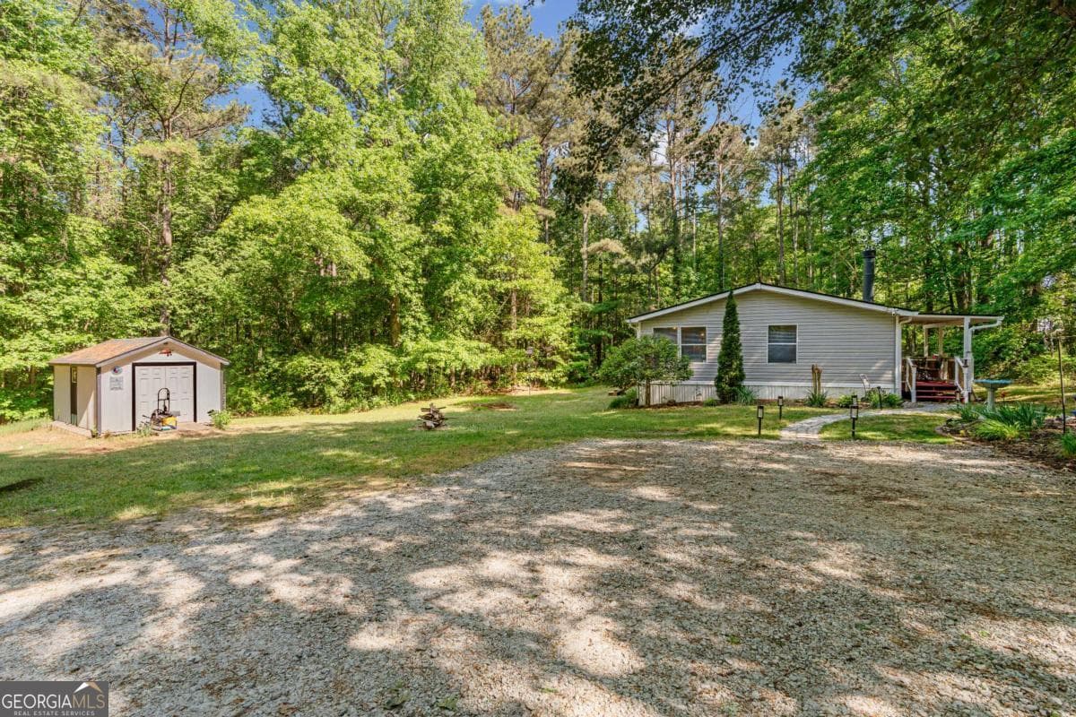 3 bedroom, 2 bathroom, 1,620 sq ft manufactured home,single family residence sold at 206 Crossroads Church Road, Rockmart, GA 30153