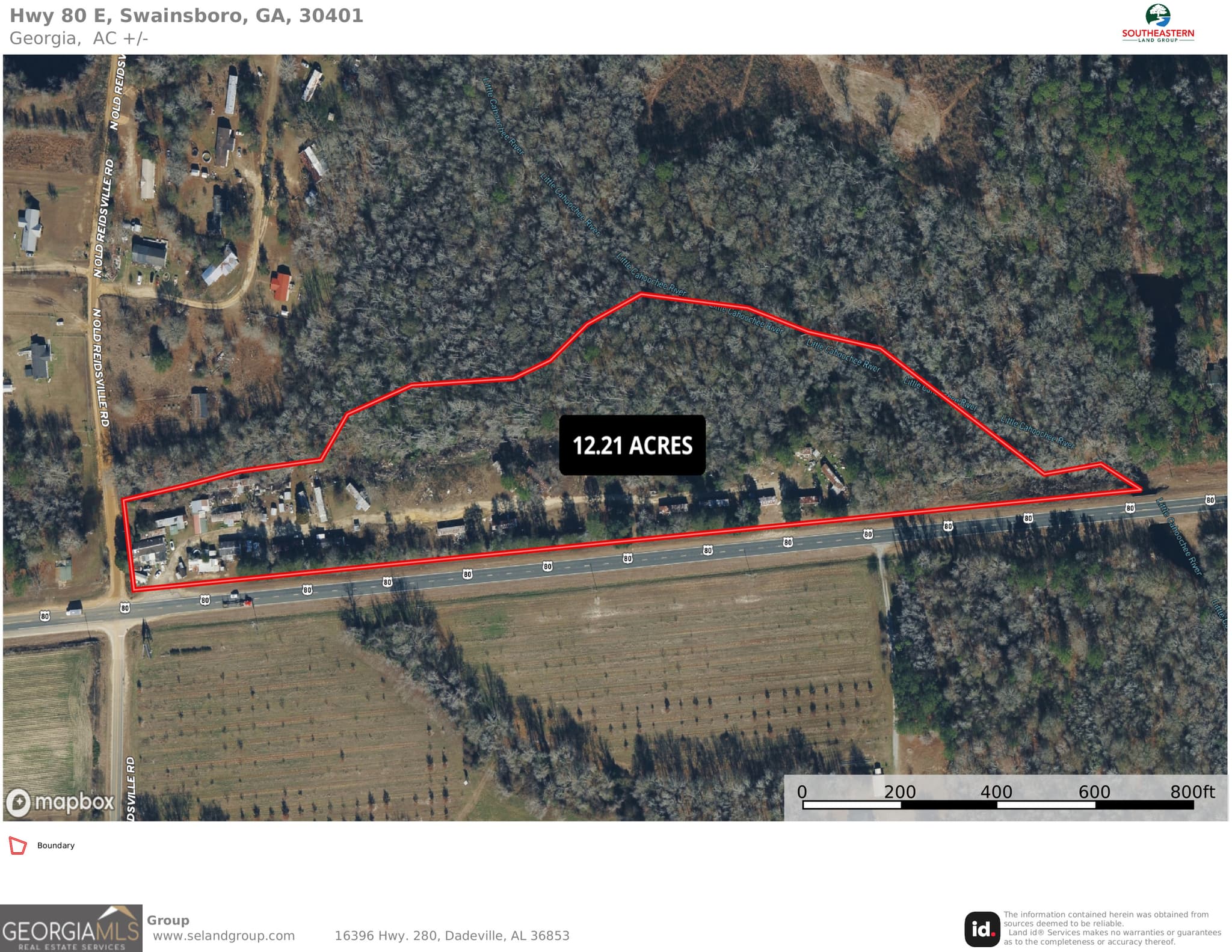 residential lot for sale at 0 E Highway 80, Swainsboro, GA 30401