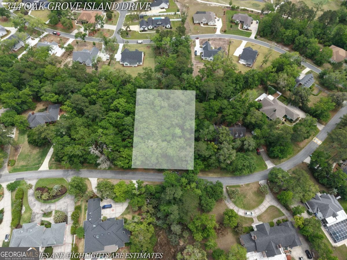 residential lot for sale at 344 Oak Grove Island Drive, Brunswick, GA 31523