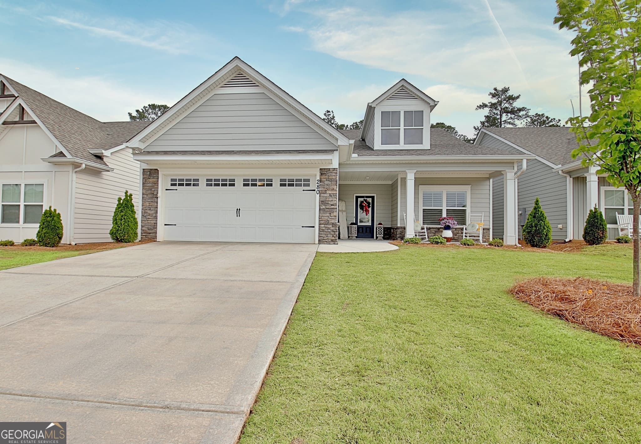3 bedroom, 2 bathroom, 2,000 sq ft single family residence sold at 280 Redhaven Drive, Senoia, GA 30276