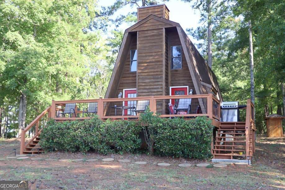 3 bedroom, 2 bathroom, 1,350 sq ft cabin,single family residence for sale at 925 Barbara Point Road, Sparta, GA 31087
