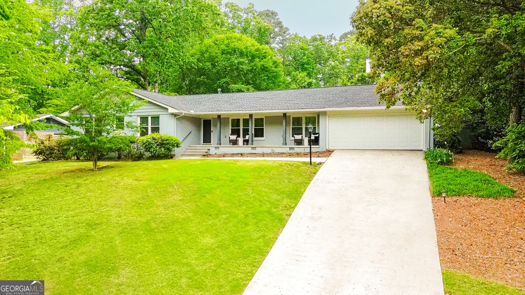 3 bedroom, 2.5 bathroom single family residence sold at 1662 Rainier Falls Drive, Atlanta, GA 30329