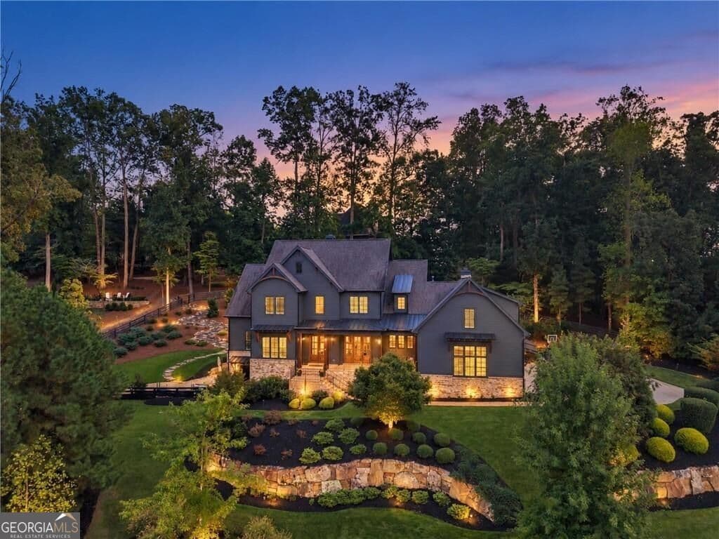 6 bedroom, 6.5 bathroom, 8,921 sq ft single family residence for sale at 765 Foxhollow Run, Milton, GA 30004
